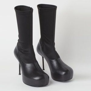 H&M Platform Ankle Sock Boots